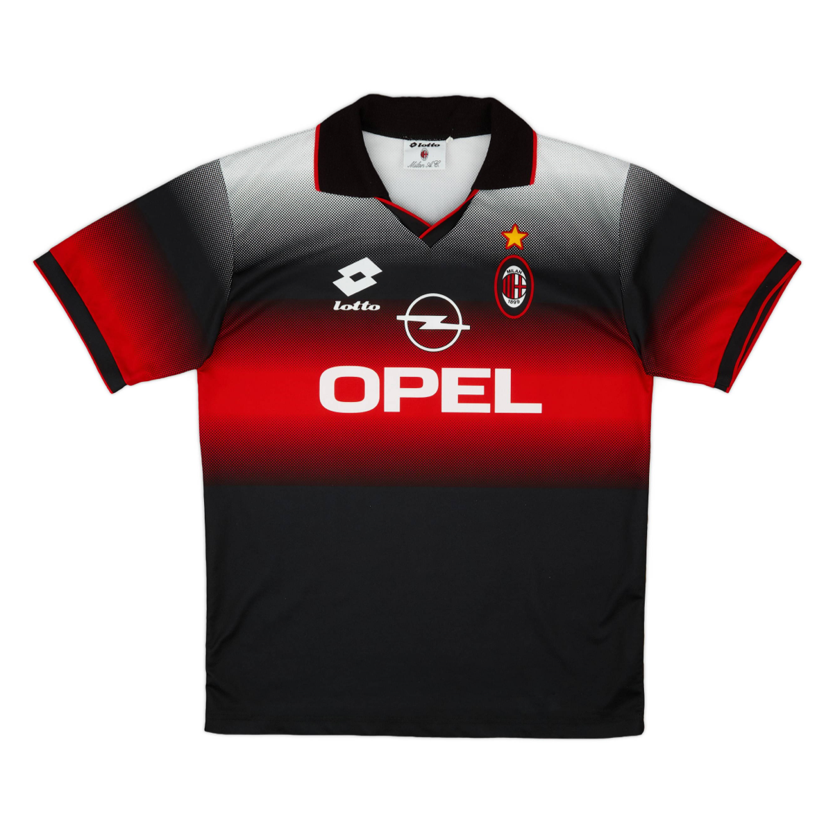 1995-96 AC Milan Training Shirt 1995-96 AC Milan Training Shirt