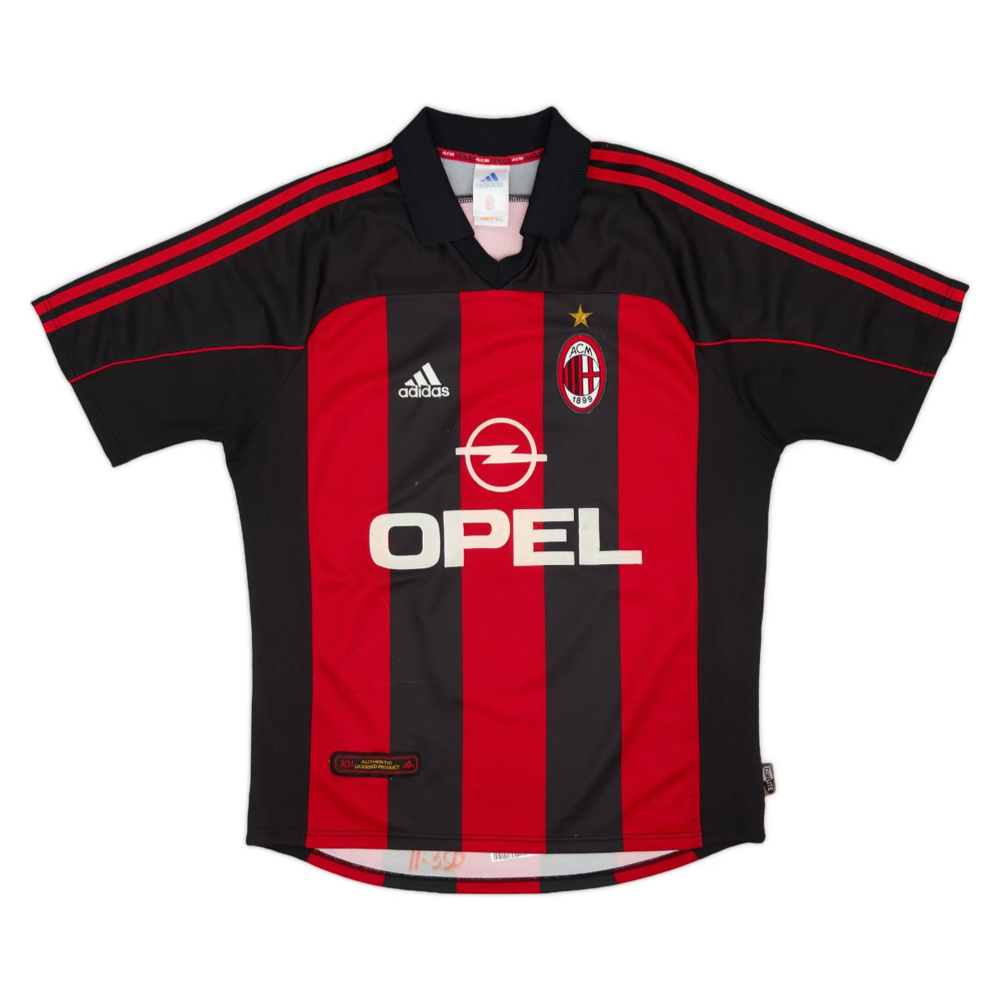 2001-02 AC Milan Home Shirt 2001-02 AC Milan Home Shirt