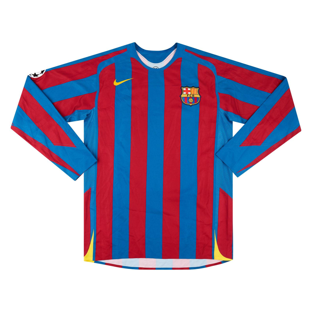2005-06 巴塞罗那足球俱乐部第一套长袖球衣 2005-06 FC Barcelona 1st Kit Long Sleeve