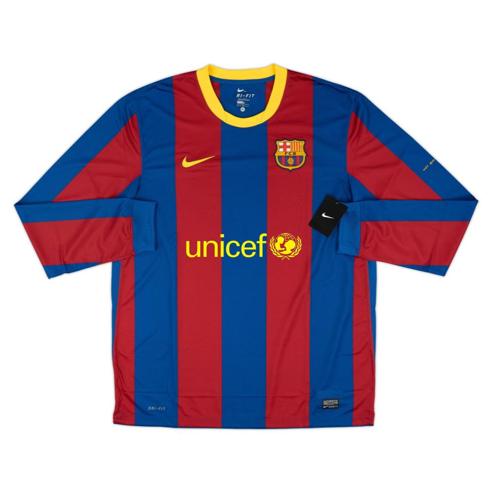 2010-11 FC Barcelona 1st Kit Long Sleeve 2010-11 FC Barcelona 1st Kit Long Sleeve