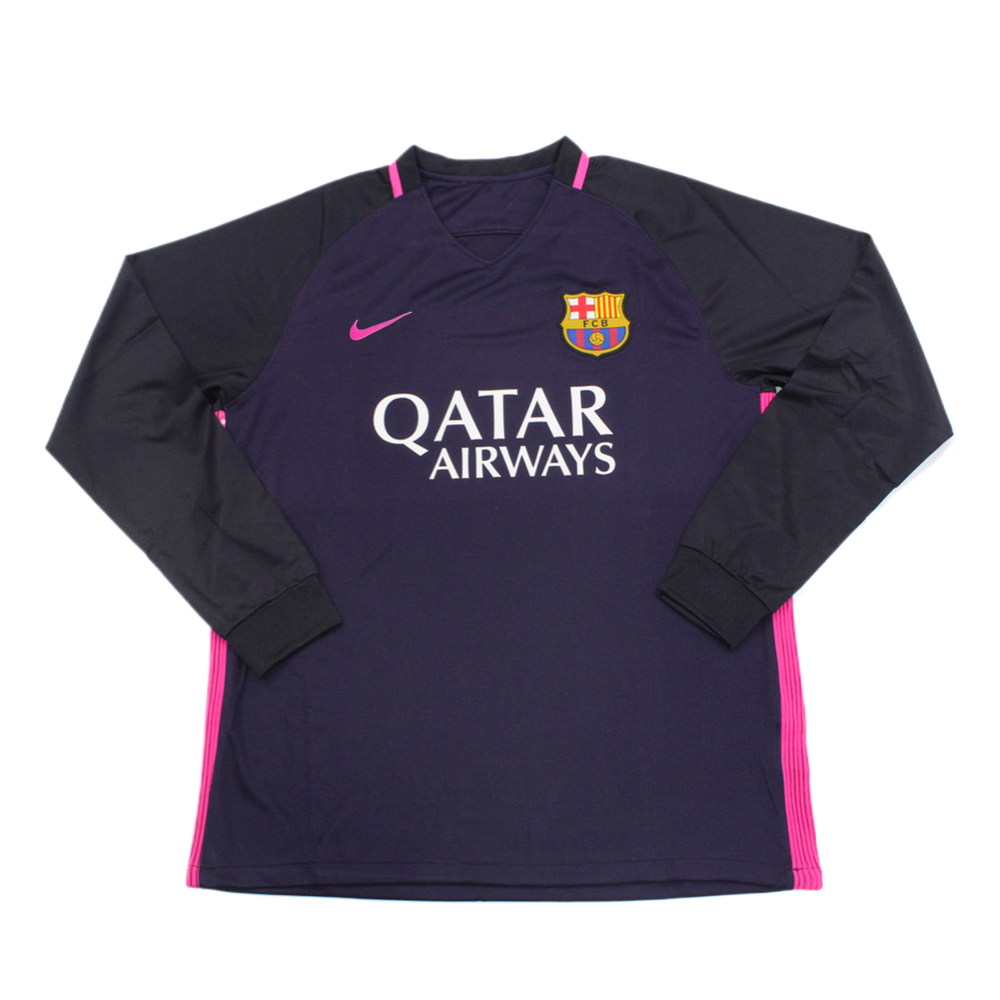 2016-17 FC Barcelona Away Shirt Long Sleeve 2016-17 FC Barcelona Away Shirt Long Sleeve