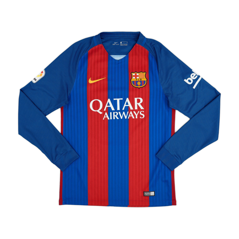 2016-17 FC Barcelona Home Shirt Long Sleeve 2016-17 FC Barcelona Home Shirt Long Sleeve