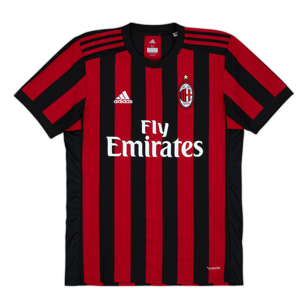 2017-18 AC Milan Home Shirt 2017-18 AC Milan Home Shirt