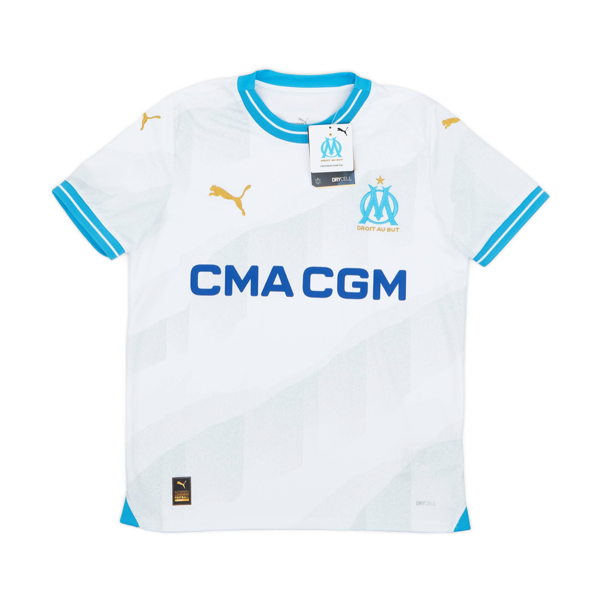 2023-24 Olympique de Marseille Home Shirt 2023-24 Olympique de Marseille Home Shirt