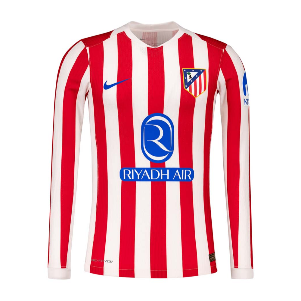 2025-26 Atlético de Madrid 1a Equipación Manga Larga 2025-26 Atlético de Madrid 1a Equipación Manga Larga